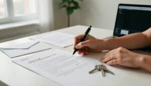 Modèle de lettre de résiliation de bail avec 1 mois